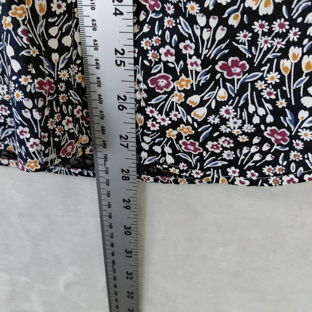 Banana Republic Mens Untucked Fit Oxford Shirt Small Floral Navy Button Down